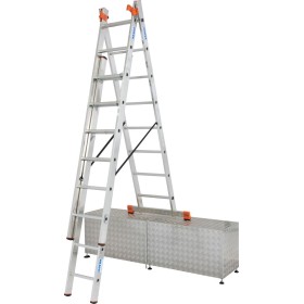 Monto Sprossen-Vielzweckleiter Tribilo, treppengängig 3x8 Sprossen