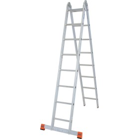 TriMatic Gelenk-Doppelleiter 2x8 Sprossen
