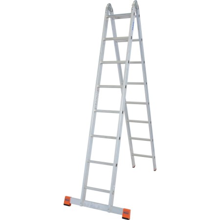 TriMatic Gelenk-Doppelleiter 2x8 Sprossen