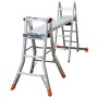 TeleMatic Sprossen-Gelenk-Teleskopleiter 4 x 4 Sprossen