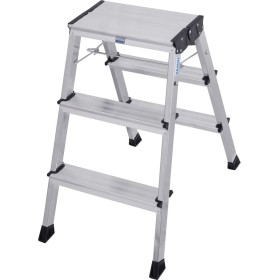MONTO Doppel-Klapptritt Rolly Alu, 2x3 Stufen
