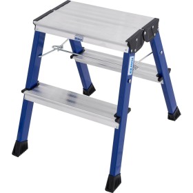 Monto Doppel-Klapptritt Rolly blau,  2x2 Stufen