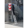 Stabilo Professional Schiebeleiter +S, 2x9 Stufen/Sprossen