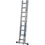 Stabilo Mehrzweckleiter Professional +S, 2x9 Stufen/Sprossen