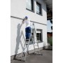 Stabilo Mehrzweckleiter Professional +S, 2x9 Stufen/Sprossen