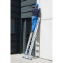 Stabilo Mehrzweckleiter Professional +S, 2x9 Stufen/Sprossen