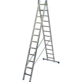 Stabilo Mehrzweckleiter Professional +S, 2x12 Stufen/Sprossen