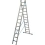 Stabilo Mehrzweckleiter Professional +S, 2x12 Stufen/Sprossen