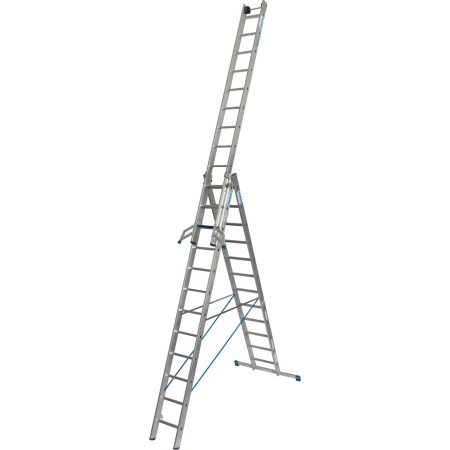 Stabilo Professional Vielzweckleiter +S, 3x12 Stufen/Sprossen