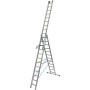 Stabilo Professional Vielzweckleiter +S, 3x12 Stufen/Sprossen