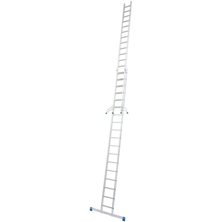 Stabilo Sprossen-Schiebeleiter, zweiteilig 2x18 Sprossen