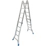 Stabilo Sprossen-Gelenk-Teleskopleiter 4 x 5 Sprossen