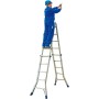 Stabilo Sprossen-Gelenk-Teleskopleiter 4 x 5 Sprossen