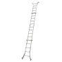 Stabilo Sprossen-Gelenk-Teleskopleiter mit 4 Holmverlängerungen 4 x 5 Sprossen