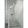 Stabilo Sprossen-Gelenk-Teleskopleiter mit 4 Holmverlängerungen 4 x 5 Sprossen