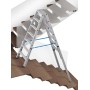 STABILO Teleskop-Stufen-DoppelLeiter, 2x7 Stufen