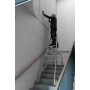 STABILO Teleskop-Stufen-DoppelLeiter, 2x7 Stufen