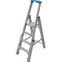 STABILO Teleskop-Stufen-StehLeiter, 4 Stufen