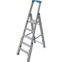 STABILO Teleskop-Stufen-StehLeiter, 5 Stufen