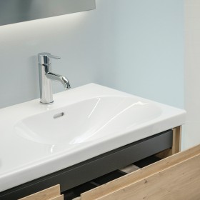 Doppio lavabo LAUFEN LUA 120 x 46 cm con foro rubinetto e troppopieno