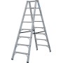 STABILO Stufen-Doppelleiter Schwerlast 2x8 Stufen