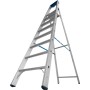 Stabilo Stehleiter mit R13 Stufen, 8 Stufen