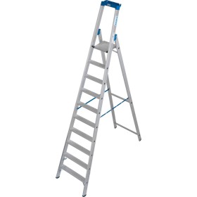 Stabilo Stehleiter mit R13 Stufen, 10 Stufen