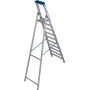 Stabilo Stehleiter mit R13 Stufen, 10 Stufen