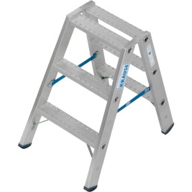 Stabilo Doppelleiter mit R13-Stufen, 2 x 3 Stufen