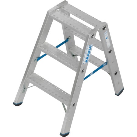 Stabilo Doppelleiter mit R13-Stufen, 2 x 3 Stufen
