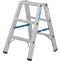 Stabilo Doppelleiter mit R13-Stufen, 2 x 3 Stufen