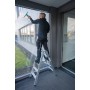 Stabilo Doppelleiter mit R13-Stufen, 2 x 3 Stufen
