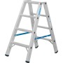 Stabilo Doppelleiter mit R13-Stufen, 2 x 4 Stufen