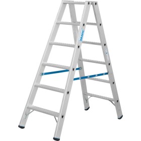 Stabilo Doppelleiter mit R13-Stufen, 2 x 6 Stufen