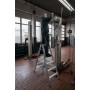 Stabilo Doppelleiter mit R13-Stufen, 2 x 6 Stufen