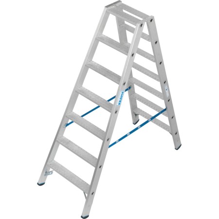 Stabilo Doppelleiter mit R13-Stufen, 2 x 7 Stufen