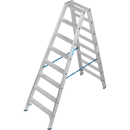 Stabilo Doppelleiter mit R13-Stufen, 2 x 8 Stufen