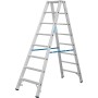 Stabilo Doppelleiter mit R13-Stufen, 2 x 8 Stufen