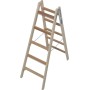 Sprossen-Doppelleiter (Holz) 2x5 Sprossen