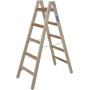 Sprossen-Doppelleiter (Holz) 2x5 Sprossen