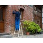 Sprossen-Doppelleiter (Holz) 2x5 Sprossen
