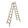 Sprossen-Doppelleiter (Holz) 2x8 Sprossen