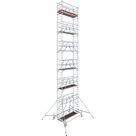 Échafaudage roulant STABILO®, Série 100, Longueur de champ 2,50 m, Hauteur de travail 11,50 m