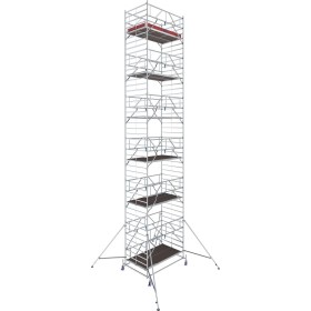 Échafaudage roulant STABILO®, Série 50, Longueur de plate-forme 2,50 m, Hauteur de travail 11,40 m