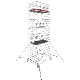 Échafaudage roulant en aluminium STABILO®, Série 500, Longueur de champ 2,50 m, Hauteur de travail 6,50 m