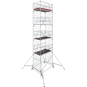Échafaudage roulant en aluminium STABILO®, Série 500, Longueur de champ 2,50 m, Hauteur de travail 8,50 m