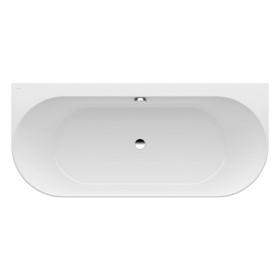 LAUFEN PRO Vorwand-Badewanne 180 x 80 cm Version mittig aus Marbond