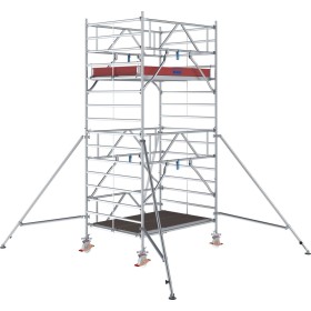 Échafaudage mobile en aluminium STABILO®, Série 5000, Longueur de champ 2,00 m, Hauteur de travail 3,30 m
