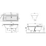 Villeroy & Boch Subway Duo Badewanne 160 x 70 cm