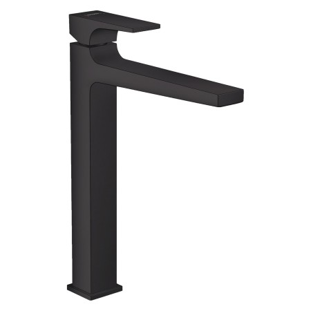 hansgrohe Metropol Einhebel-Waschtischmischer 260 mit Hebelgriff und Push-Open Ablaufgarnitur für Waschschüsseln